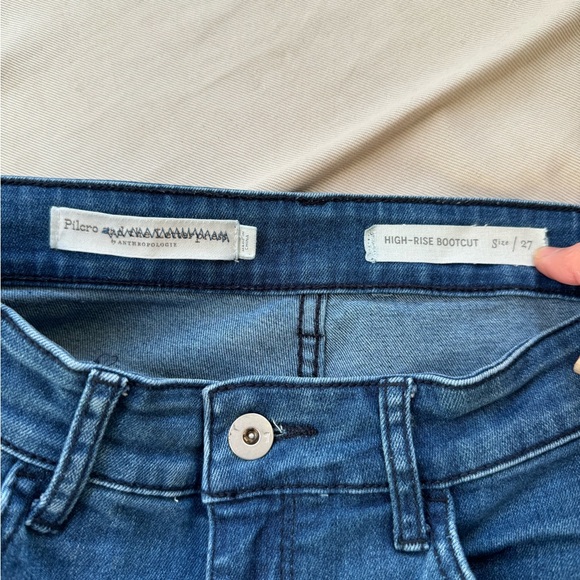 Pilcro high rise bootcut blue jeans. S27. - Picture 2 of 4
